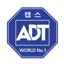 캡스 adtcaps 로고 스티커 cctv 스티커, 대, 그레이, 1개