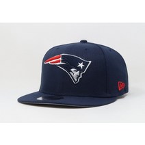 New Era 9Fifty 남성용 캡 NFL England Patriots 기본 네이비 블루 스냅백 모자 Basic Snapback