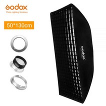 Godox-보웬스 프로포토 엘린크롬 마운트 50x130cm 허니콤 그리드 직사각형 소프트박스 스튜디오 스트로브 소프트박스 디퓨저, for Bowens Mount