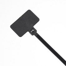 [풀리줄리] 메모할 수 있는 마크타이 250p 160mm 케이블 네임타이 250p세트 (160mm) (블랙), 1개_구매