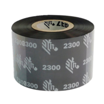 지브라 k2300 왁스리본 5롤 열전사 리본 바코드 라벨 프린터먹지, 70mm x 300M * 5롤