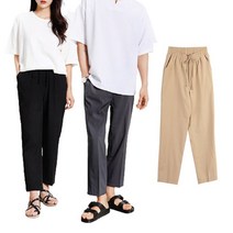 HACHO_ 쿨바지 일자바지 남성팬츠 남자바지 여성팬츠 코디세트 핀턱와이드슬랙스