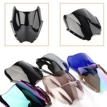 윈드스크린 오토바이 카페 레이서 앞 유리 윈드 디플렉터 효성 GT125 GT250R GT650R ATK UM V2S Kasinski MIRAGE 용 스크린 113172, Black