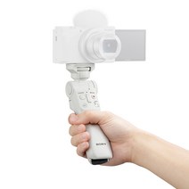 GP-VPT2BT 화이트 블루투스 무선 슈팅 그립 미니 삼각대 E10 ZV-1 A7C 등 적용 소니 공식대리점