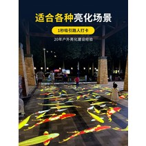 바닥광고 레이저 빔 고보라이트 로고 광고 간판 조명 라이트 바닥 회전 방수 리모컨 외벽홍보 업소용 상가홍보 그림자 조명광고 아파트 조경램프 벽면 빌딩 야간 길바닥그림, 50W/리모컨/방수