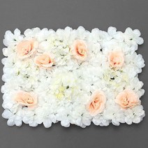 플라워월 조화 꽃벽 FL38 60X40CM 웨딩포토부스 조화꽃벽