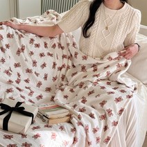 따뜻한 소형 무릎담요 베이직 극세사 망토담요 기내 사무실 캠핑담요