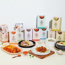 델링 백호식품 티팁 양념분말 7종 6입, 콩나물국 분말 6입