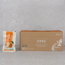 두레생협 국산 100% 생생 배즙 120mlX30팩 NFC 저온착즙 착즙 주스 쥬스, 120ml, 30개