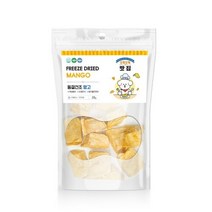 오독오독 맛집 동결건조 망고 강아지간식, 3팩, 20g