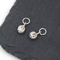 A022) 925실버 미니 크라운 왕관 / 팔찌만들기 재료