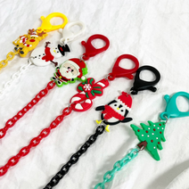 크리스마스 마스크 스트랩 개별포장 유아동 목걸이 체인 줄 끈 걸이 파티 어린이집 선물, OPTION 6