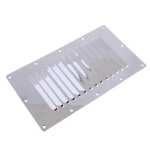 보트 요트 용 304 스테인레스 스틸 루버 227mm X 120mm