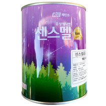 kcc 유성페인트 에나멜페인트 센스멜골드 1L 철재 목재 난간 방화문, 아이보리/베이지 0070B