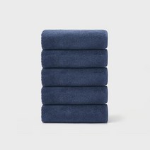 페이스 타월 - 5P - 블루베리, 없음