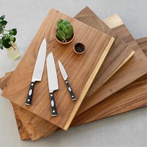 플레이팅용 자연나뭇결 레인트리원목도마 캠핑용 수제