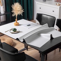 방수 시공 양면 매트 테이블식탁 실리콘 맞춤 식당 60cm 100cm, 70*130cm, 3_흰색