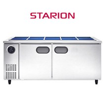 LG 스타리온 테이블 업소용 1800 반찬 냉장고 SR-V18BARC, 상세페이지 참조4, 앞작업대1/2_2세대 일반형 SR-V18EIEVEC