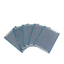 프로토 타입 보드 PCB 보드 키트 3x7cm 5x7cm 7x9cm 8x12cm 2x8cm 4x6cm 단일 양면 프로토 타입 DIY 범용, 01 5pcs double side5x7