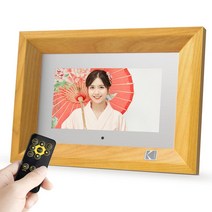 디지털 액자 kodak 7인치 포토 프레임 사진 재생 전원을 켤 때 자동 재생 타이머 기능 에너지 절약 간편한 원격 제어 4GB 내장 메모리 32GB mmc 지원 일본직배송