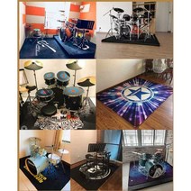 드럼방진 소음 방음 방진보드 방음매트 드럼카페트 전자드럼 진동 카페트 노이즈, 2x1.6m 태양계 + 페인트 칠한