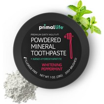 Primal Life Organics - Dirty Mouth 치약 활성탄 치아 클리닝 파우더 카올린 및 벤토나이트 클레이가 함, 한개옵션1, 한개옵션0