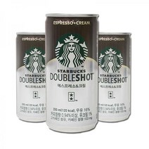 동서 스타벅스 더블샷 에스프레소&크림 200ml 72캔