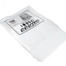 쓰레기 봉투 75L 50매 1봉 77X92CM 백색 카페 비닐봉투 배달봉투