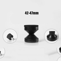 SS침대 일체형 수납 1Pcs 42-110mm 조정 가능한 자기 접착 스레드 침대 프레임 흔들림 방지 도구 고정 Anti, 01 Black 42-47mm