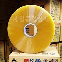 동양 테이프 기계용 투명 제함기용 자동포장 50mmx1000m 5개1박스 박스테이프