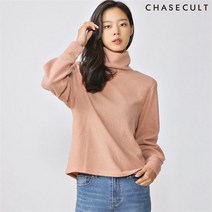 체이스컬트 여성 소재변형 터틀 티셔츠-KGRG5159E0K