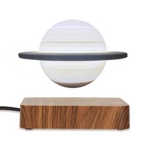 자기부상 3D 프린팅 자기 부상 야간 조명 토성 램프 부동 달 비드룸 스마스 선물, Dark Color Saturn, CHINA, 우리에게