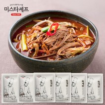 미스타셰프 육개장 600g x 6팩 801526, 미스타셰프 육개장 600g 6팩