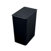 생활특공대 무지 모던 사각 인테리어 휴지통 (10L / 20L), 10L, 블랙