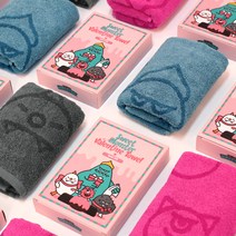 스위트몬스터 뱀부 캐릭터수건 3장, 블루 3장, 3개