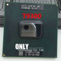 CPU 노트북 코어 2 Duo T9300 6M 캐시/2.5GHz/800/듀얼 소켓 479 프로세서 GM45, 한개옵션0
