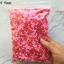 15g 4-6mm 여러 가지 빛깔의 폴리스티렌 스티로폼 폼 비즈 다채로운 미니 볼 필러 상자 병 공예 DIY 장식, 19 4-6mm Mix 15g_01 4-6mm