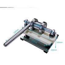 가죽 공예 핸드 프레스 목형 철형 수동 프레스 펀칭기계 각인기계 옵션1, 프레스 판 90X130mm
