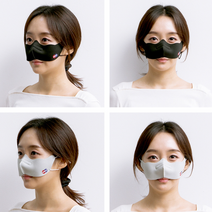 코마스크 코스크 코전용 노즈 빨아쓰는 마스크 식당 카페 비말 비염 코가리개, 레인보우