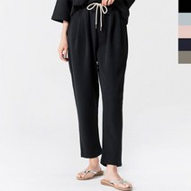 여성 오버핏 데일리 시원한 핀턱 팬츠 (99까지)