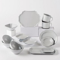 까사무띠 데프레 2인 홈세트 그레이 14P, 단품