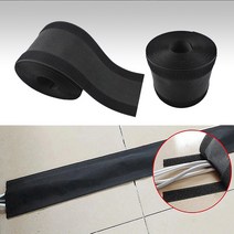 바닥 전선정리 몰딩 벨크로 커버 쫄대 선 케이블 인터넷 전선 보호 정리 덮개, 벨크로전선정리