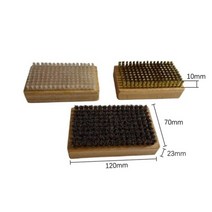 스노우보드왁싱 스키 왁스 브러시 도구 갱신 기본 구조 브러시 키트스크레이퍼 스노보드, 3pcs 나일론 브러시, 3pcs 나일론 브러시