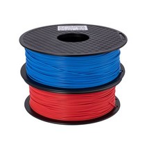 Ender PLA 필라멘트 샘플 2Pcs 1KG/roll 1.75mm Black White CREALITY 3D 프린터/Reprap/Makerbot 용 2 색, 03 Red Blue