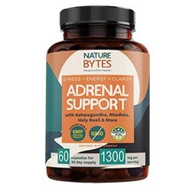 여성을 위한 부신 지원 & ashwagandha 추출물 rhodiola rosea 비타민 b 복합체가 포함된 코티솔 관리자 보충제 - 이완 신진대사 수면 보조를 위한 고급 부신