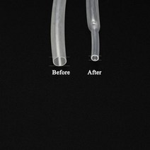 1 미터 직경 1 2 3 4 5 6 7 8 9 10 12 14 16 20 25 30 40 50 mm 열 수축 튜브 21 폴리올레핀 열 케이블 슬리브 절연, 클리어+1mm+1 Meter