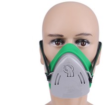 작업보호마스크 전문 방진 마스크 호흡기 고무 작업 안전 빌더 목수 일일 안개 보호, [01] mask