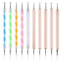 만다라 도팅 도구 페인팅 스텐실 세공 드로잉 스타일러스 DIY 스톤 엠보싱 스타터 펜 아트 키트, [06] 10pcs