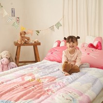 밀로앤개비 그린티 모달 아기 차렵이불-신비한 공주 로라