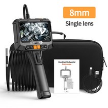 S10 파이프 내시경 듀얼 렌즈 360 ° 산업용 조향 고화질 카메라, 01 1m, 01 8MM single lens